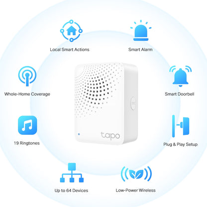 Tapo H100 - Smart Hub (智能設備中心盒子) (內置喇叭)(Sub-1G)