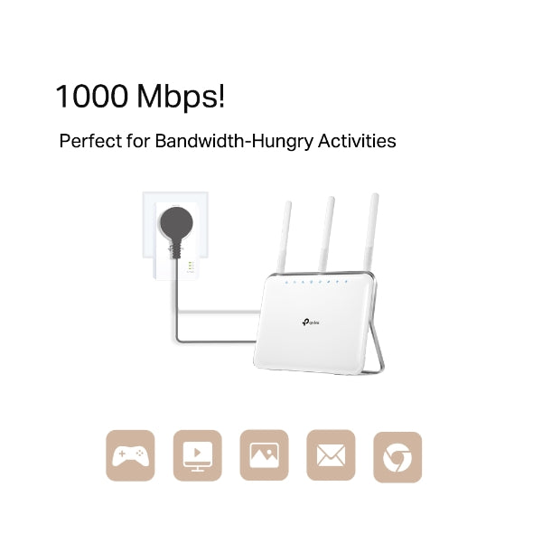 TL-PA7017P KIT - AV1000 Gigabit 電力線 HomePlug 拓展器套裝 [工廠翻修產品][Remanufactured Products]