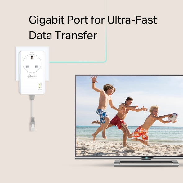 TL-PA7017P KIT - AV1000 Gigabit 電力線 HomePlug 拓展器套裝 [工廠翻修產品][Remanufactured Products]