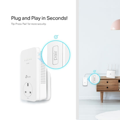 TL-WPA8631P KIT - AV1300 Gigabit 電力線 HomePlug AC Wi-Fi 拓展器套裝