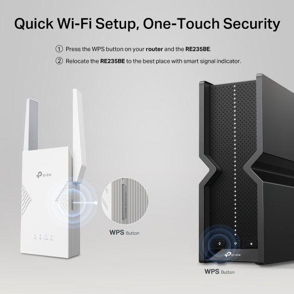RE235BE - BE3600 雙頻 Wi-Fi 7 訊號延伸器 (支援2.5G光纖) (多重連接模式 (MLO)