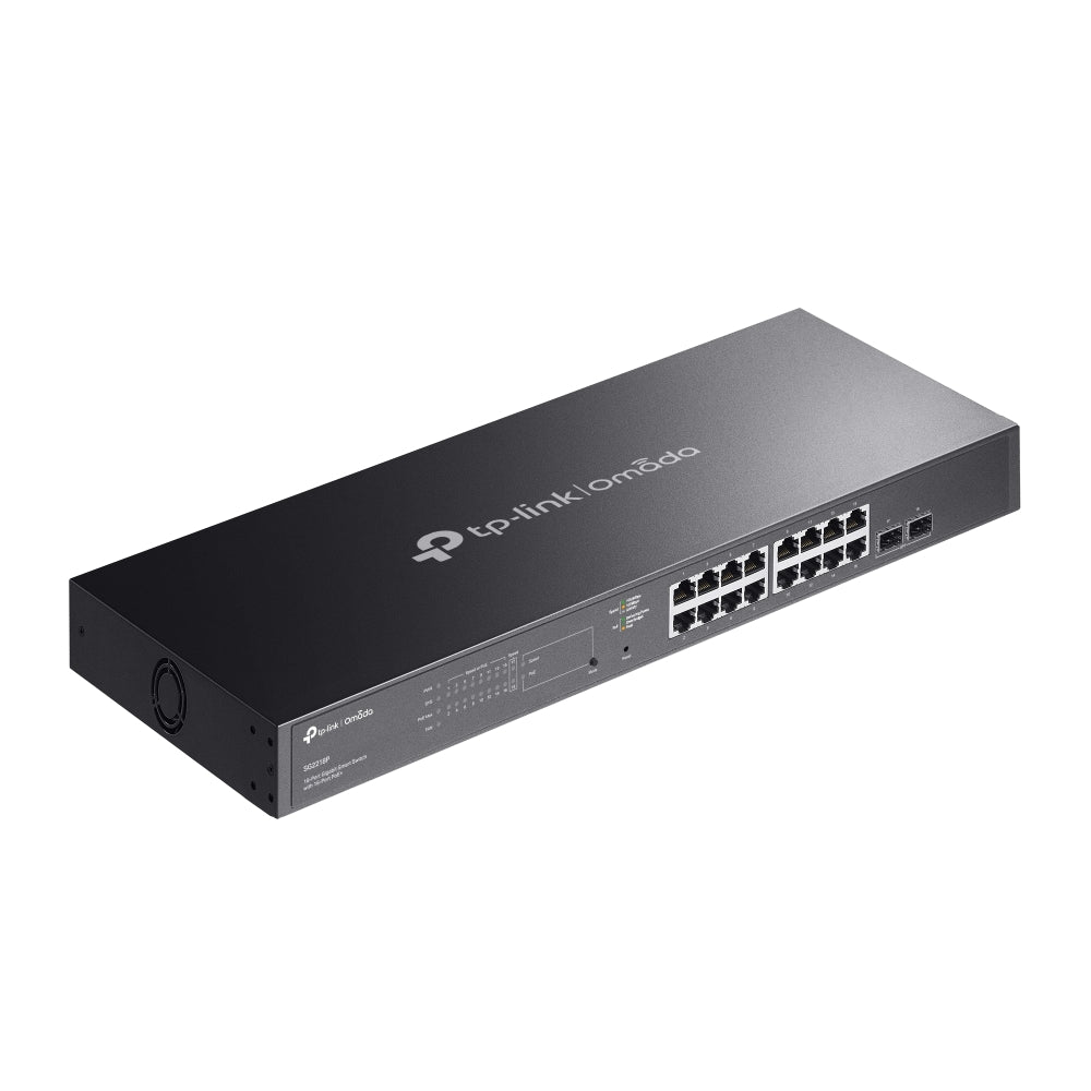 SG2218P - Omada 18-Port Gigabit 智慧型交換器(含16-Port PoE+)