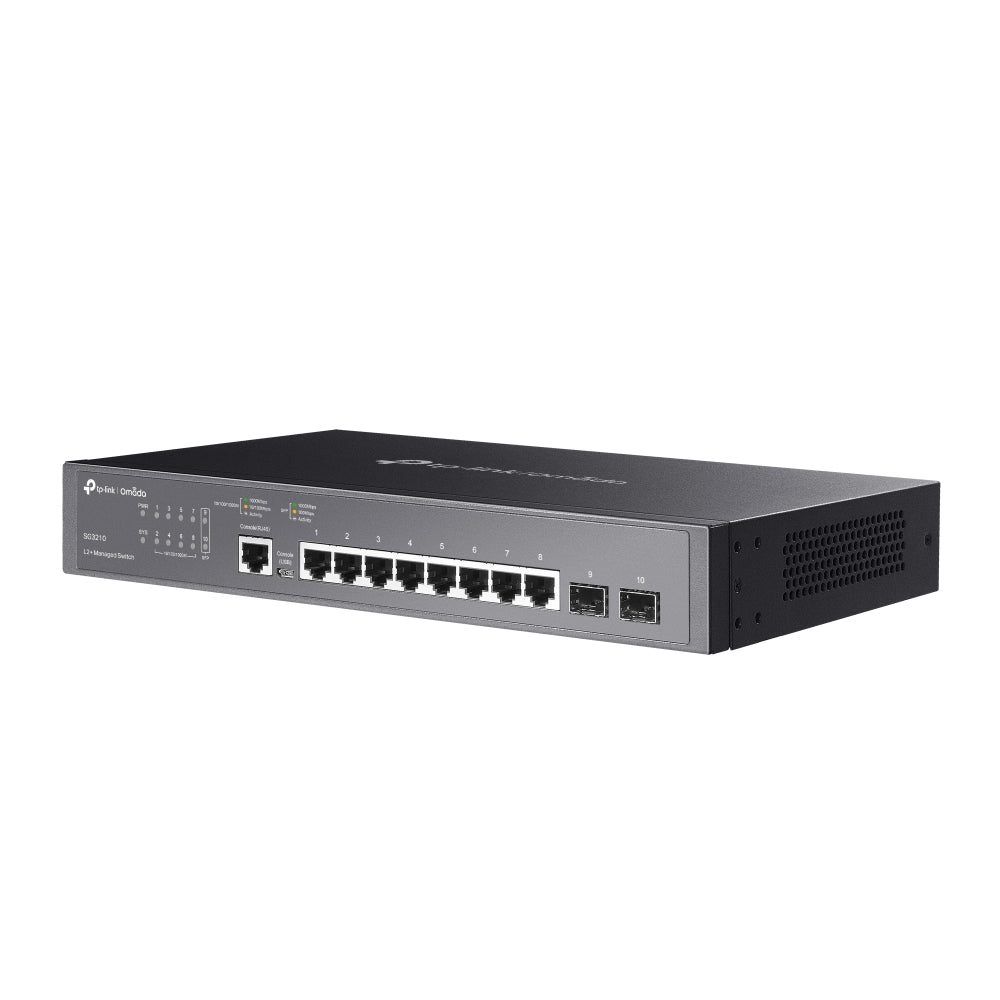 SG3210 - Omada 8-Port Gigabit L2+ 交換型管理器 (備有2個 SFP Slots) [工廠翻修產品][Remanufactured Products]