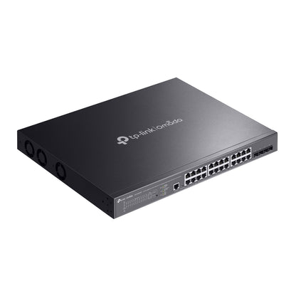 Omada - SG3428XMPP 24-Port Gigabit and 4-Port 10GE SFP+ L2+ 管理型交換器 (備有16-Port PoE+ & 8-Port PoE++)