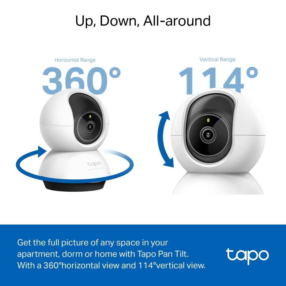 Tapo TC74 - 360°/114° 覆蓋