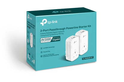 TL-PA9020P KIT - AV2000 Gigabit 電力線 HomePlug 拓展器套裝 [工廠翻修產品][Remanufactured Products]