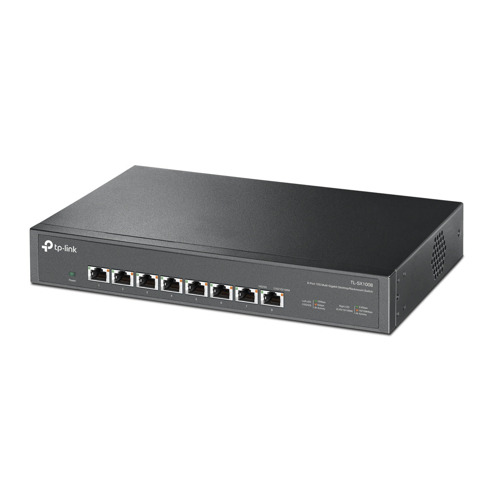 TL-SX1008 - 8 埠 10G 桌上型/機架裝載型交換器 [工廠翻修產品][Remanufactured Products]