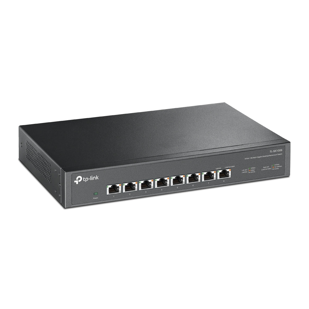 TL-SX1008 - 8 埠 10G 桌上型/機架裝載型交換器 [工廠翻修產品][Remanufactured Products]
