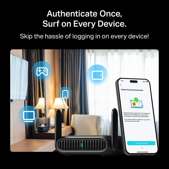 TL-WR3602BE - BE3600 Wi-Fi 7 旅行路由器 Wifi 7 Router (支援2.5G光纖)