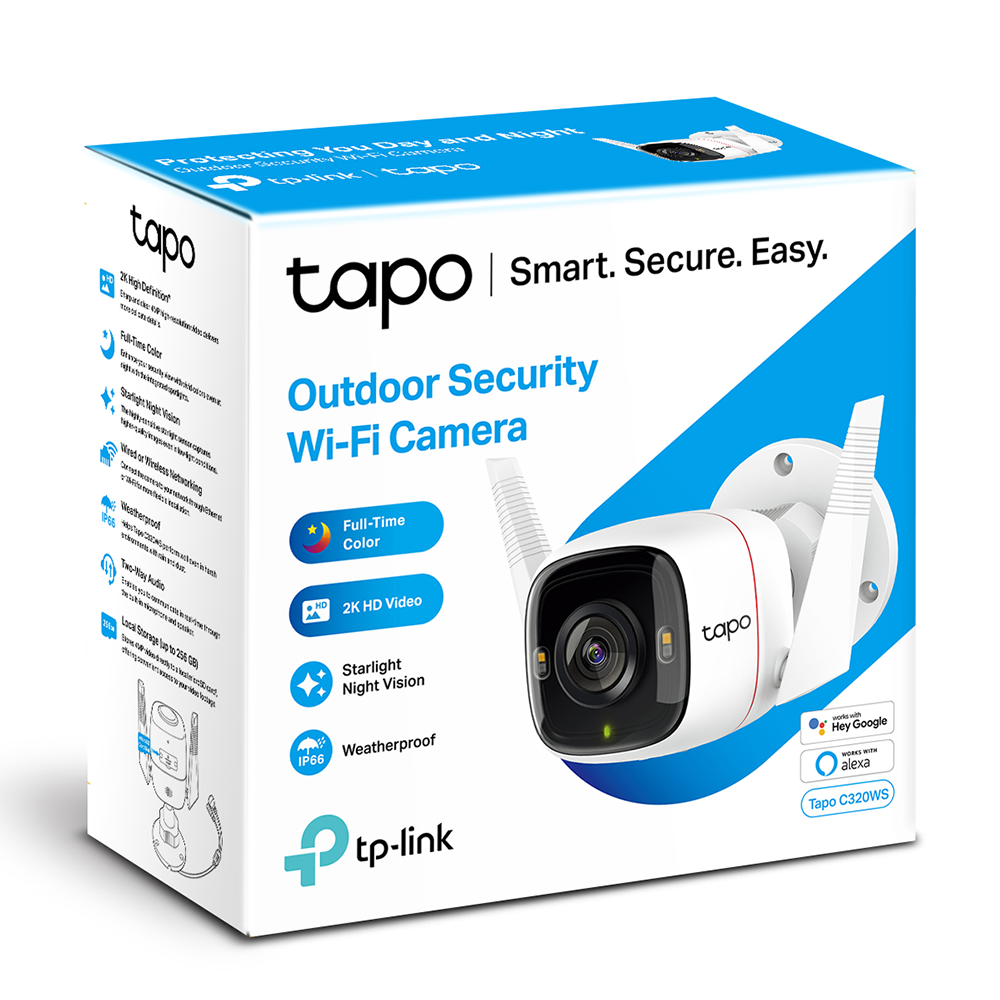 Tapo C320WS - 2K 4MP 防水 Wi-Fi 攝影機 [工廠翻修產品][Remanufactured Products]