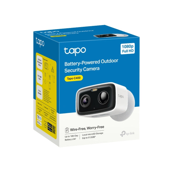 Tapo C400 - 戶外無線 Wi-Fi 安全攝影機 (5,200mAh電池)