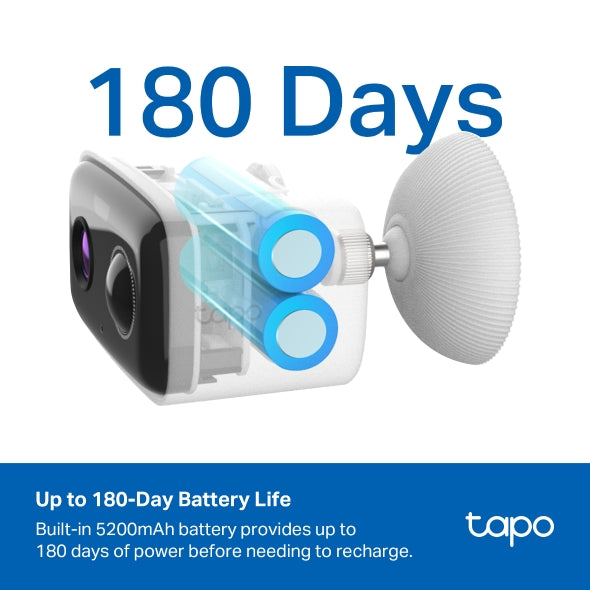 Tapo C400 - 戶外無線 Wi-Fi 安全攝影機 (5,200mAh電池)