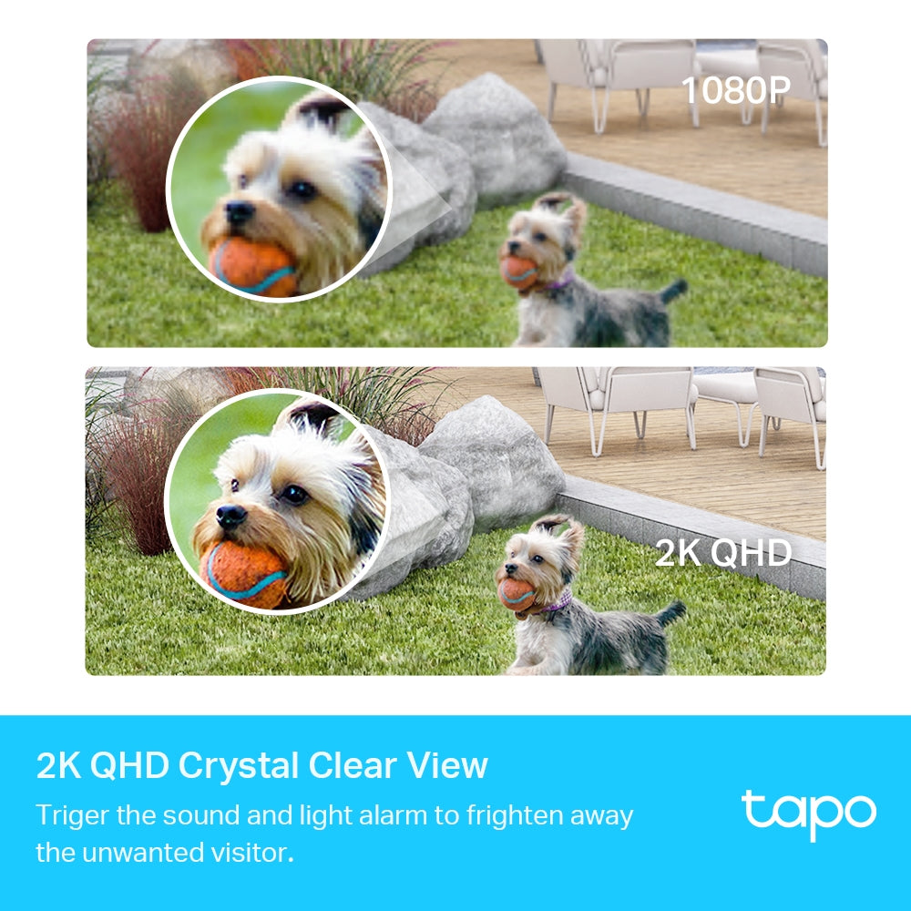 Tapo C420S - 1440P AI防水無線電池攝影機 Wireless WiFi battery Camera  (連H200 Hub)