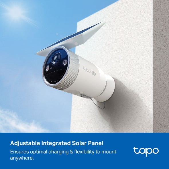 Tapo C465 - 4K 8MP AI一體式太陽能安全攝影機 (一體連太陽能板) (Integrated solar panel) Wireless WiFi battery Camera