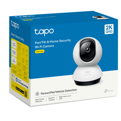 Tapo C220 - 1440P AI 旋轉式 Wi-Fi 攝影機 Pan/Tilt Security Wi-Fi Camera