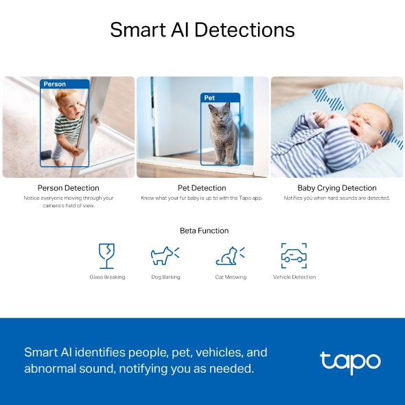 Tapo C230 -  Pan/Tilt Security Wi-Fi Camera  (智慧型AI智慧偵測與通知)