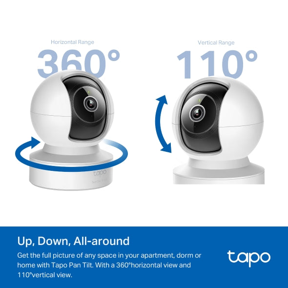Tapo C232 - 3k 5MP AI 旋轉式 Wi-Fi 攝影機 Pan/Tilt Security Wi-Fi Camera  (可插網線)