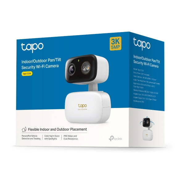 Tapo C236 - 3K 5MP 室內/戶外 家居安全 Wi-Fi 攝影機 Pan/Tilt Security Wi-Fi Camera  (Indoor/Outdoor Camera)