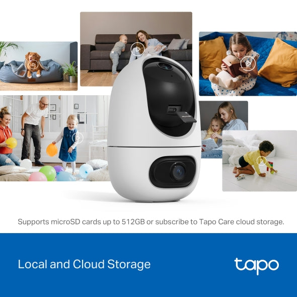 Tapo C245D - 2K 3MP 雙鏡頭旋轉式家居攝影機 Duo Lens Pan/Tilt Security Wi-Fi Camera