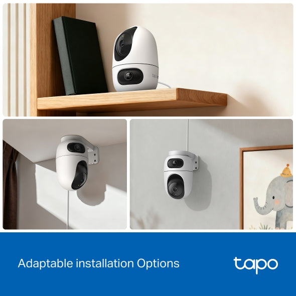 Tapo C245D - 2K 3MP 雙鏡頭旋轉式家居攝影機 Duo Lens Pan/Tilt Security Wi-Fi Camera