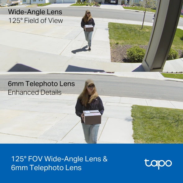 Tapo C246D - 1440P 室內/戶外 雙鏡頭旋轉式防護Wi-Fi 網路攝影機 Security Wi-Fi Camera (Dual Camera 雙鏡頭)