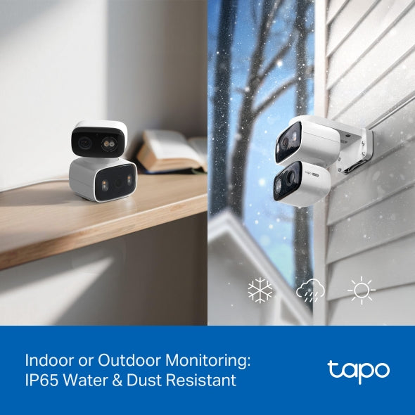 Tapo C246D - 1440P 室內/戶外 雙鏡頭旋轉式防護Wi-Fi 網路攝影機 Security Wi-Fi Camera (Dual Camera 雙鏡頭)