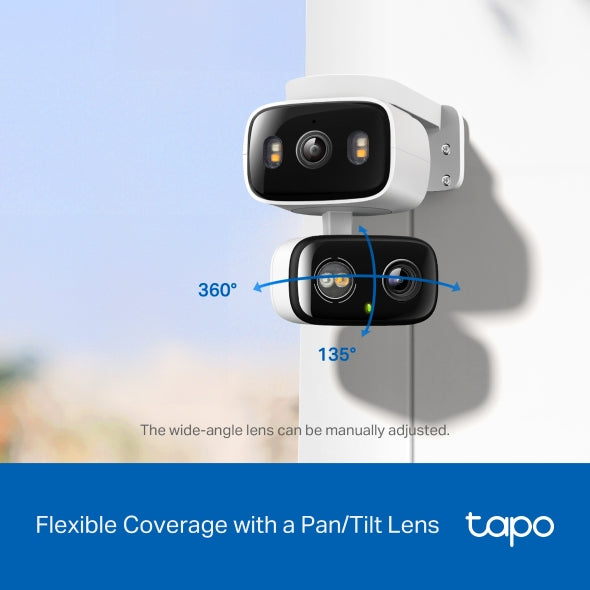 Tapo C246D - 1440P 室內/戶外 雙鏡頭旋轉式防護Wi-Fi 網路攝影機 Security Wi-Fi Camera (Dual Camera 雙鏡頭)