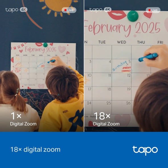 Tapo C260 - 4K 8MP AI 旋轉式 Wi-Fi 攝影機 Pan/Tilt Security Wi-Fi Camera  (2160 P)