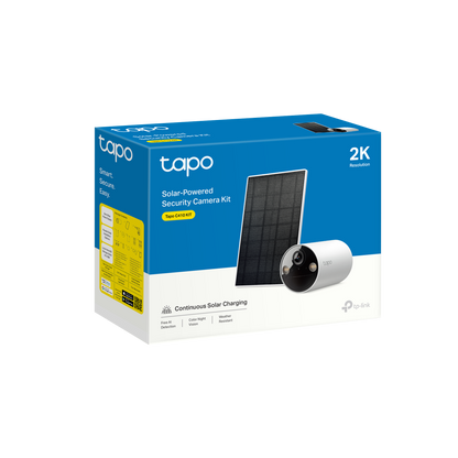 Tapo C410 KIT - 3MP AI防水無線電池攝影機 + 太陽能充電板套裝 Wireless WiFi battery Camera  (Solar-Powered KIT)