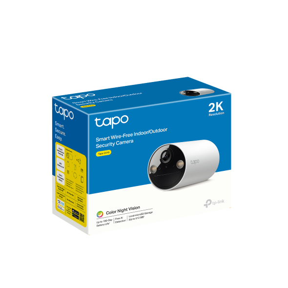Tapo C410 - 3MP AI防水無線電池攝影機  Wireless WiFi battery Camera