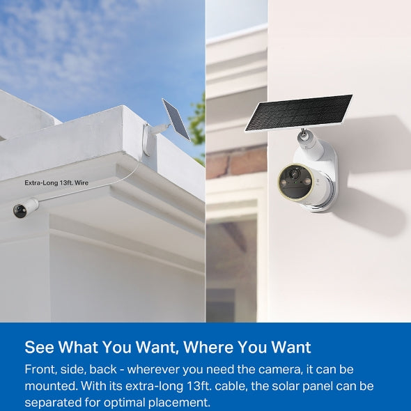 Tapo C460 KIT - 4K 太陽能AI智能Wi-Fi 安全攝影機套裝 Wireless WiFi battery Camera  (Solar-Powered KIT)
