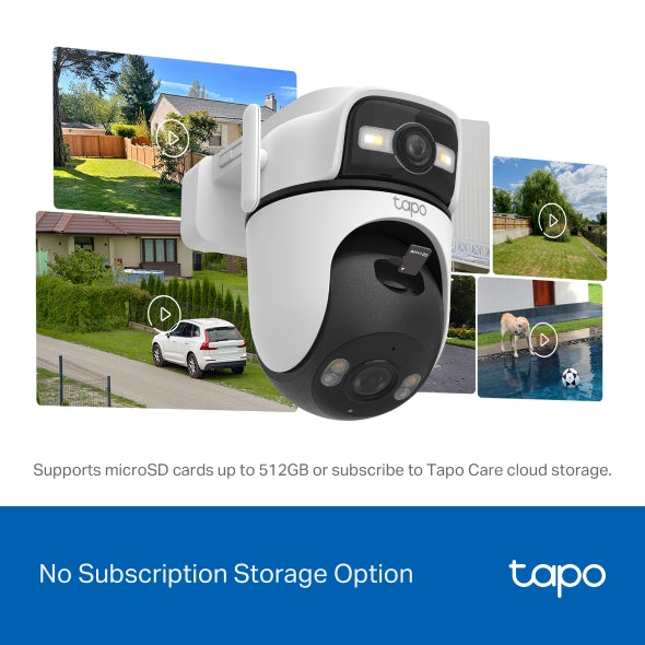 Tapo C545D - 2K 3MP 戶外雙鏡頭旋轉式安全攝影機 Duo Lens Pan/Tilt Security Wi-Fi Camera  (Outdoor Camera)