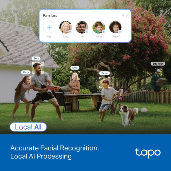 Tapo C560WS - 4K 8MP AI 戶外旋轉式 Wi-Fi 防護攝影機 Pan/Tilt Security Wi-Fi Camera  (精準人臉辨識)(高清全彩夜視)