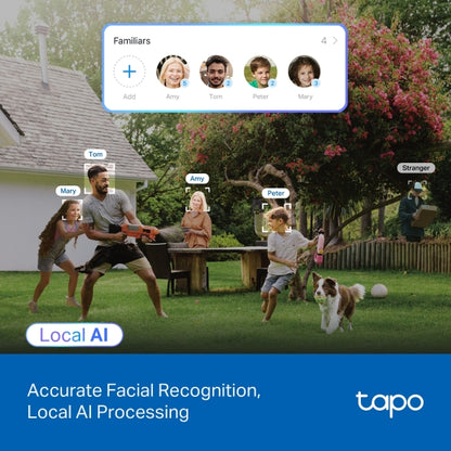 Tapo C560WS - 4K 8MP AI 戶外旋轉式 Wi-Fi 防護攝影機 Pan/Tilt Security Wi-Fi Camera  (精準人臉辨識)(高清全彩夜視)