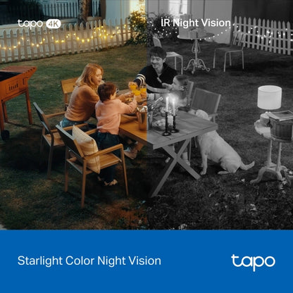 Tapo C560WS - 4K 8MP AI 戶外旋轉式 Wi-Fi 防護攝影機 Pan/Tilt Security Wi-Fi Camera  (精準人臉辨識)(高清全彩夜視)