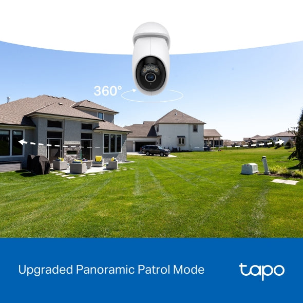 Tapo C560WS - 4K 8MP AI 戶外旋轉式 Wi-Fi 防護攝影機 Pan/Tilt Security Wi-Fi Camera  (精準人臉辨識)(高清全彩夜視)