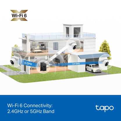 Tapo C560WS - 4K 8MP AI 戶外旋轉式 Wi-Fi 防護攝影機 Pan/Tilt Security Wi-Fi Camera  (精準人臉辨識)(高清全彩夜視)