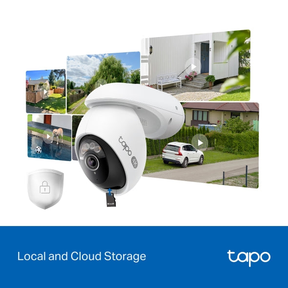 Tapo C560WS - 4K 8MP AI 戶外旋轉式 Wi-Fi 防護攝影機 Pan/Tilt Security Wi-Fi Camera  (精準人臉辨識)(高清全彩夜視)