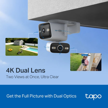 Tapo C575D - 4K 8MP 雙鏡頭旋轉式安全 Wi-Fi 攝影機