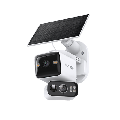 Tapo C645D KIT - 超廣角&可旋轉2K遠攝雙鏡頭全攝影機+太陽能充電板套裝 Duo Lens Pan/Tilt Security Wi-Fi Camera  (Solar-Powered KIT)
