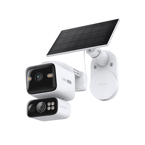 Tapo C645D KIT - 超廣角&可旋轉2K遠攝雙鏡頭全攝影機+太陽能充電板套裝 Duo Lens Pan/Tilt Security Wi-Fi wireless battery Camera (Solar-Powered KIT)