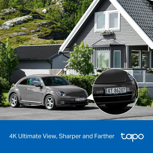 Tapo C660 KIT - 4K 8MP AI 戶外旋轉式 Wi-Fi 防護攝影機 + 太陽能充電板套裝 Pan/Tilt Security Wi-Fi Camera (高清全彩夜視)