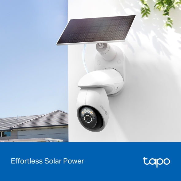 Tapo C660 KIT - 4K 8MP AI 戶外旋轉式 Wi-Fi 防護攝影機 + 太陽能充電板套裝 Pan/Tilt Security Wi-Fi Camera (高清全彩夜視)