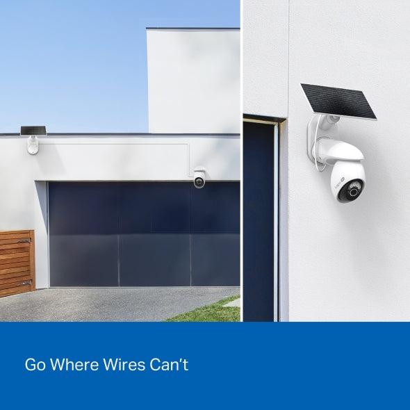 Tapo C660 KIT - 4K 8MP AI 戶外旋轉式 Wi-Fi 防護攝影機 + 太陽能充電板套裝 Pan/Tilt Security Wi-Fi Camera (高清全彩夜視) Battery Camera