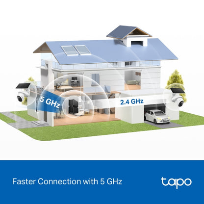 Tapo C660 KIT - 4K 8MP AI 戶外旋轉式 Wi-Fi 防護攝影機 + 太陽能充電板套裝 Pan/Tilt Security Wi-Fi Camera (高清全彩夜視)