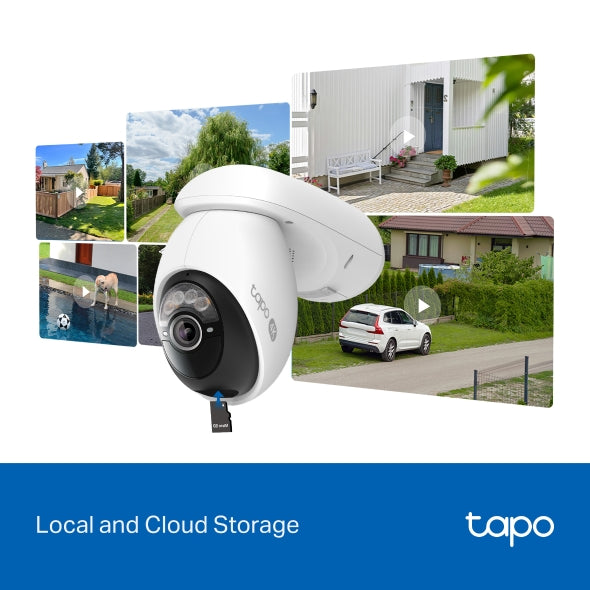 Tapo C660 KIT - 4K 8MP AI 戶外旋轉式 Wi-Fi 防護攝影機 + 太陽能充電板套裝 Pan/Tilt Security Wi-Fi Camera (高清全彩夜視)