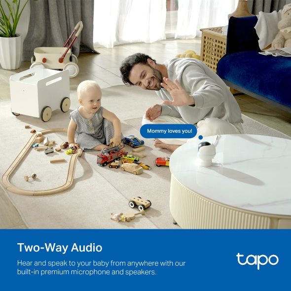 Tapo C840 - 雙鏡頭400萬像素旋轉式AI智能嬰兒攝影機 Pan/Tilt baby care Wi-Fi Monitoring Camera  (嬰兒監視 Baby Cam)
