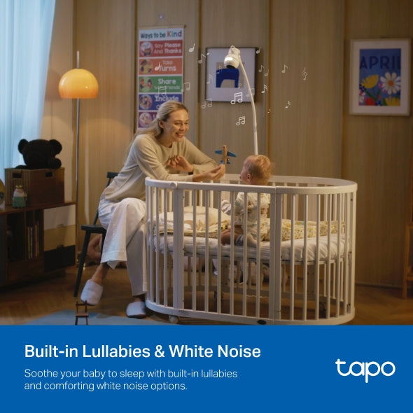 Tapo C840 - 雙鏡頭400萬像素旋轉式AI智能嬰兒攝影機 Pan/Tilt baby care Wi-Fi Monitoring Camera  (嬰兒監視 Baby Cam)