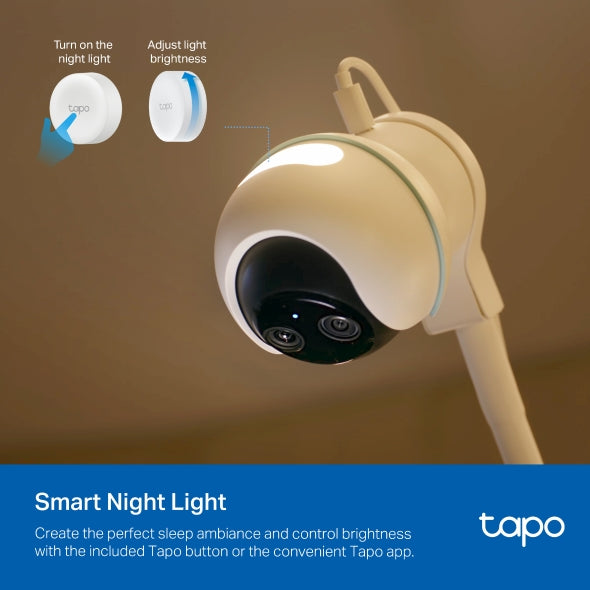 Tapo C840 - 雙鏡頭400萬像素旋轉式AI智能嬰兒攝影機 Pan/Tilt baby care Wi-Fi Monitoring Camera  (嬰兒監視 Baby Cam)