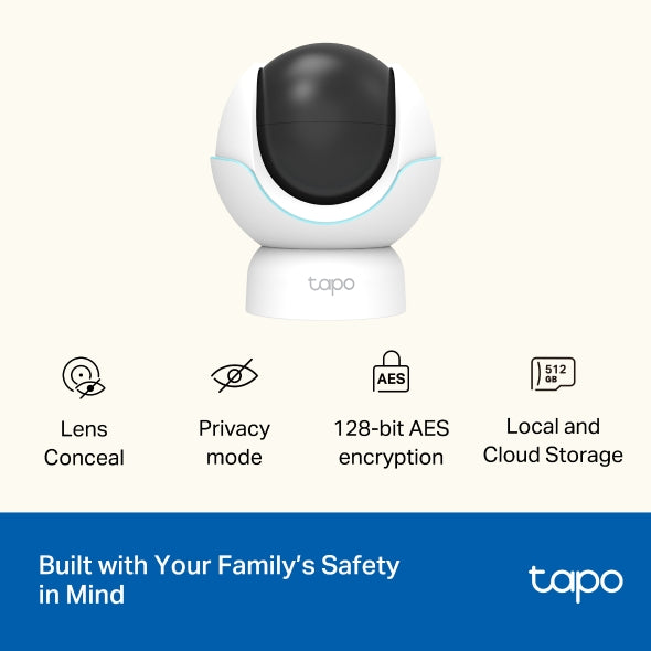 Tapo C840 - 雙鏡頭400萬像素旋轉式AI智能嬰兒攝影機 Pan/Tilt baby care Wi-Fi Monitoring Camera  (嬰兒監視 Baby Cam)